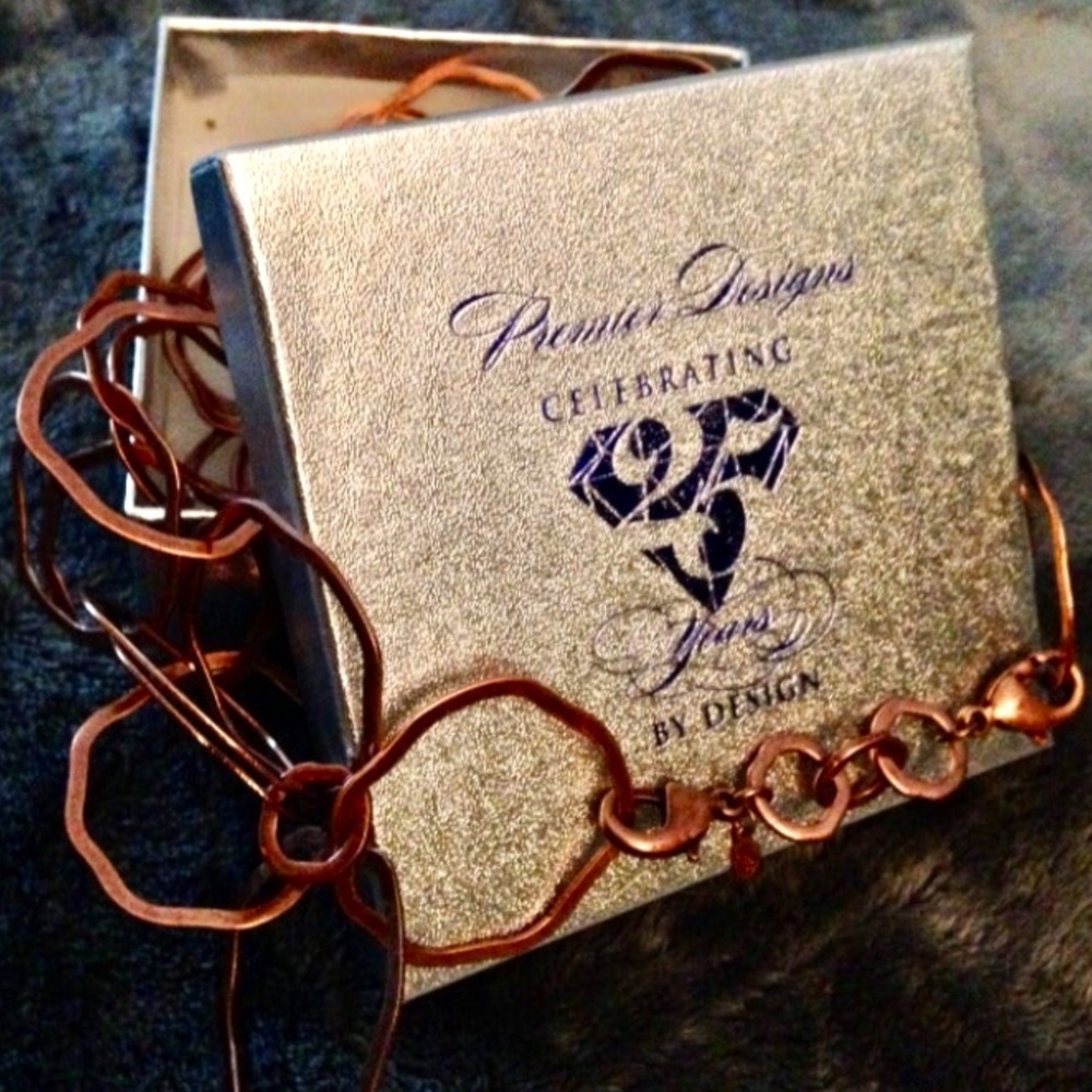 Premier Designs Haute Spot Copper Necklace